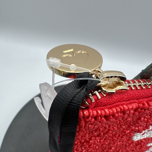 Kate Spade NY X Target Red "Going To Target" Beaded Clutch New With Tags - Picture 5 of 8